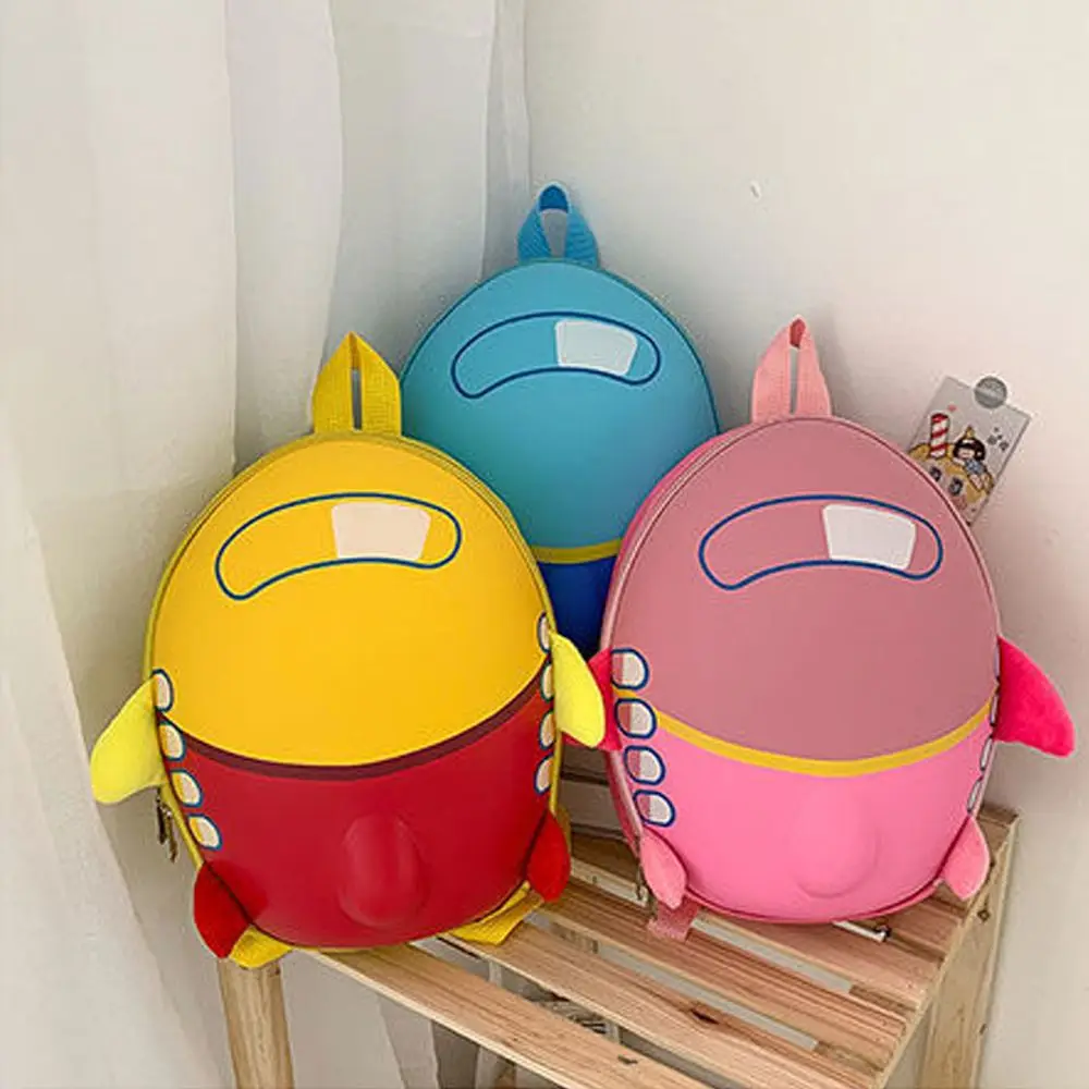 Pequeno avião escola saco, anti-perdido mochila impermeável, jardim de infância mochilas, criança dos desenhos animados saco, alunos do ensino fundamental