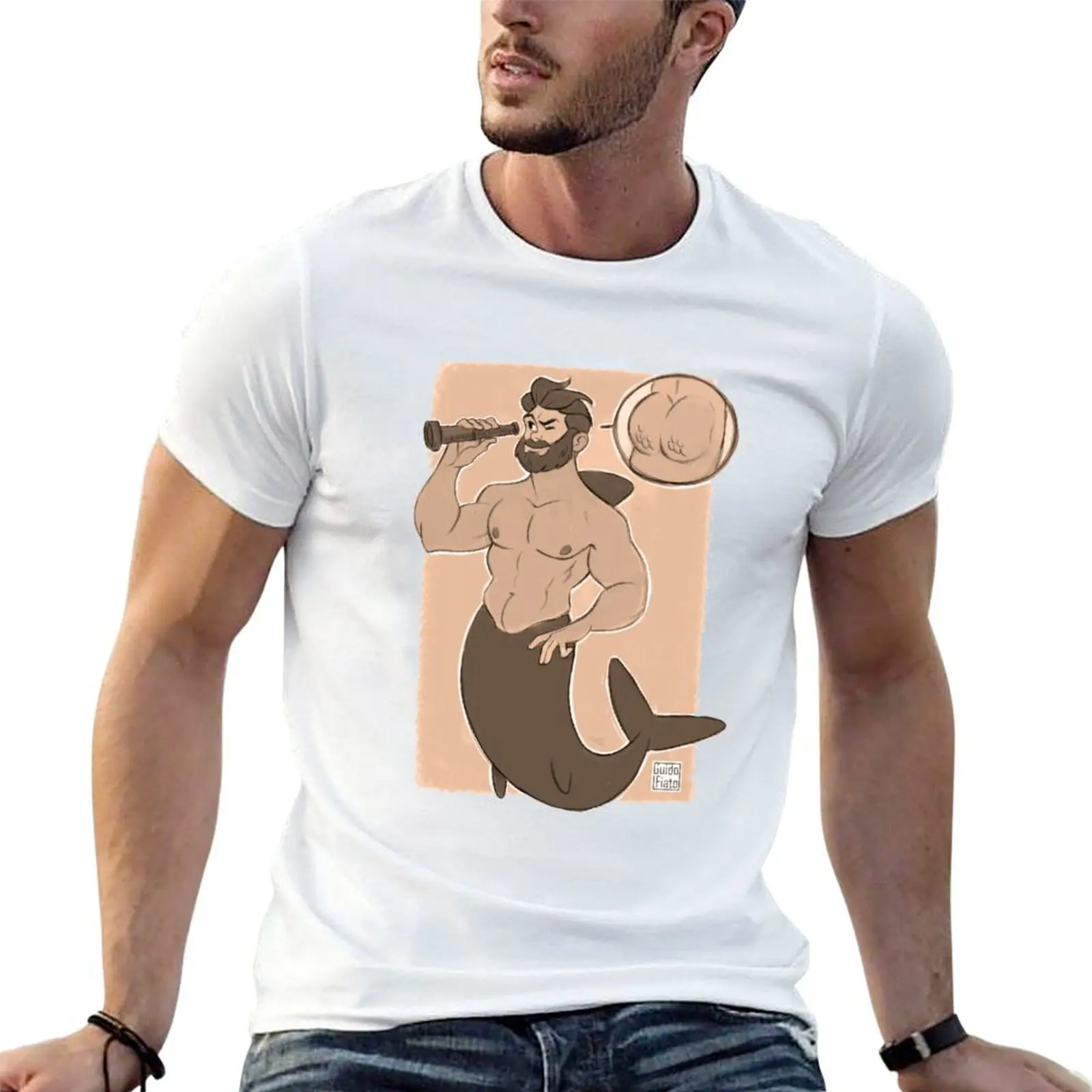 

Merman Bear T-Shirt t shirt man luxury t shirts for man graphic vintage man t shirt graphic T-shirt