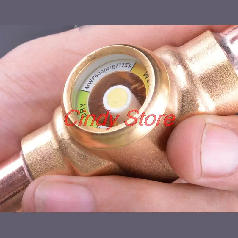 1pc Sight Glass, Central Air-Conditioning Refrigeration Equipment, Refrigerant Sight Glass Refrigeration Accessories