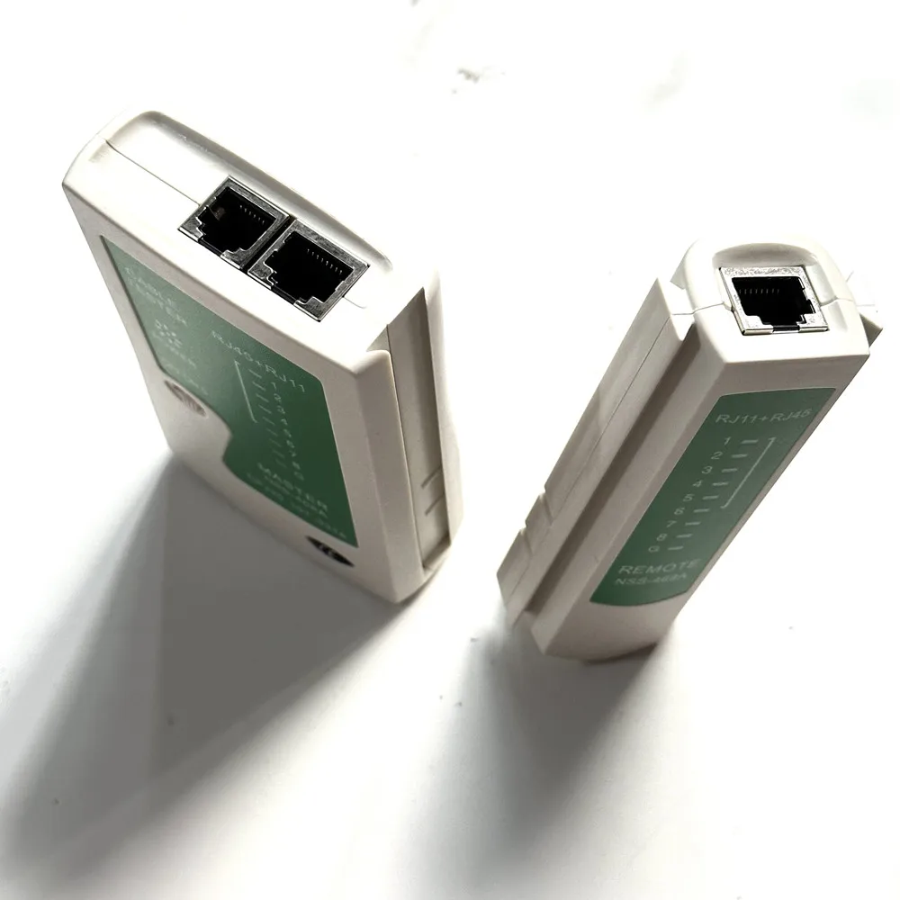 Тестер сетевого кабеля RJ45 Тестер Ethernet-кабеля Инструмент для тестирования локальной сети Cat5 Cat6 CAT7 8P 6P LAN-кабеля и телефонного кабеля RJ11
