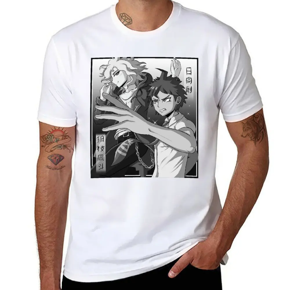 Harajuku Hajime And Nagito Danganronpa 5 T-shirt  Movement Top Tee Creative Funny Novelty Home Eur Size