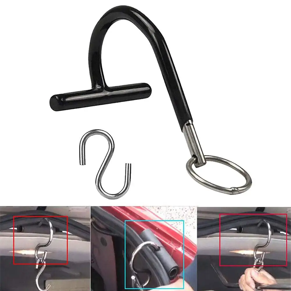 

Car Body Paintless Dent Removal Tools Hail Rod Hanger Tool Repair W/s-hook T-lever Dent Tool Tools Paintless Leverage Holde L5x2