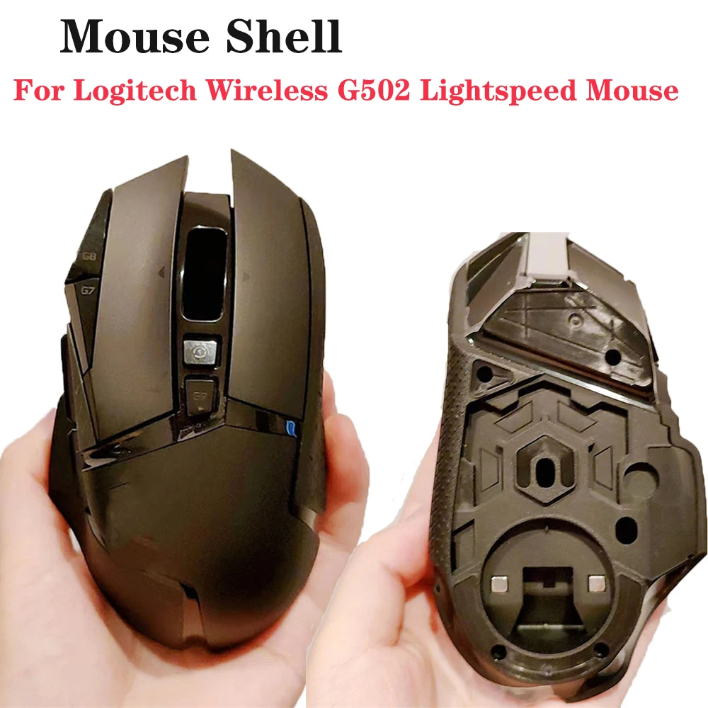 Mouse Shell Mouse Case Parts for Logitech Wireless G502 Lightspeed Mouse Replacement Accessories Fitting Black Shell Cover