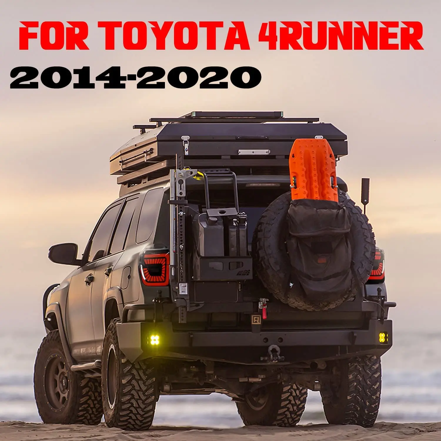 LED Taillights Assembly for Toyota 4 RUNNER 2010-2021 Sequential Turning Signal Dynaic Animation Running light