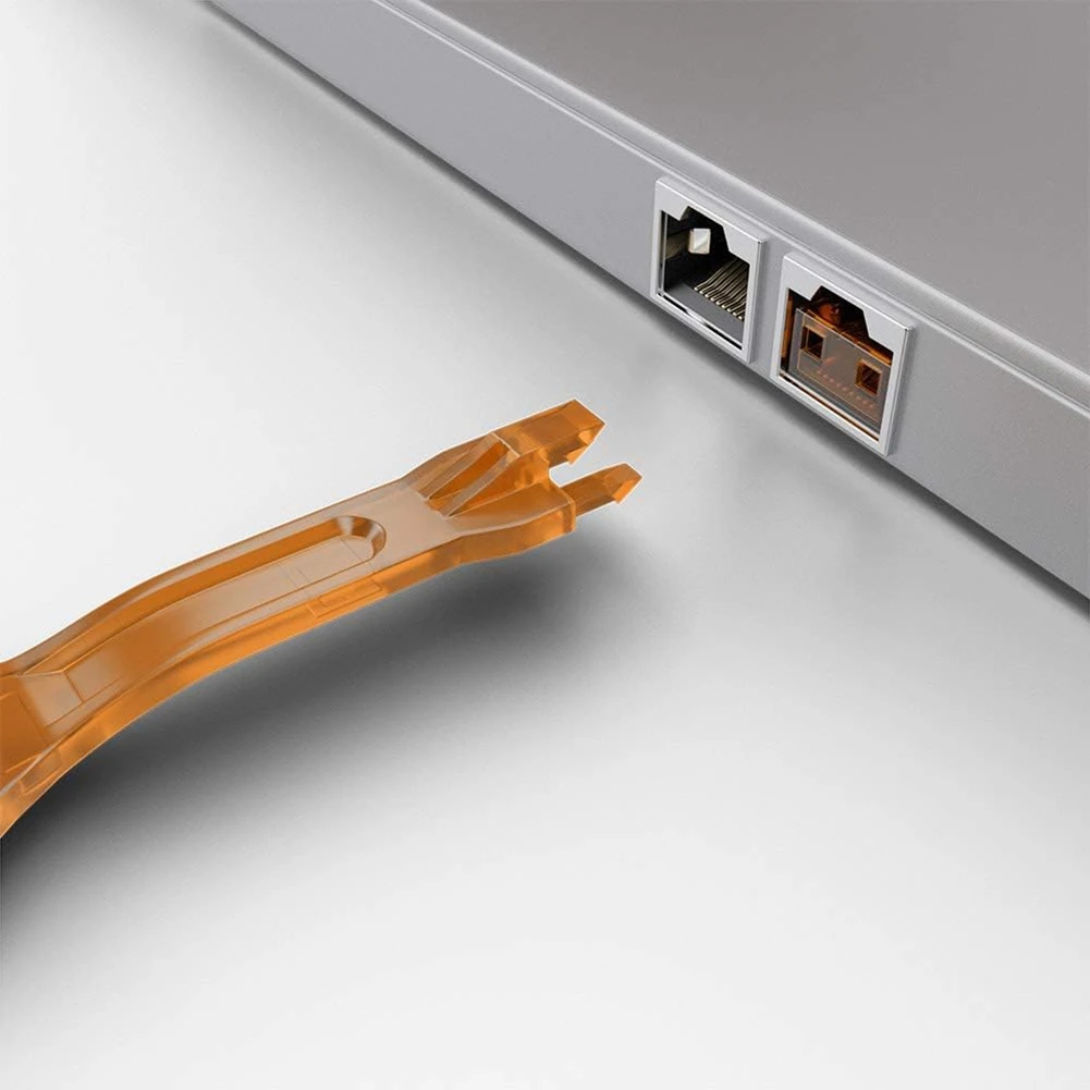 

Time Saving 10 X RJ-45 Port Blockers with Key RJ‑45 Network Port Blockers