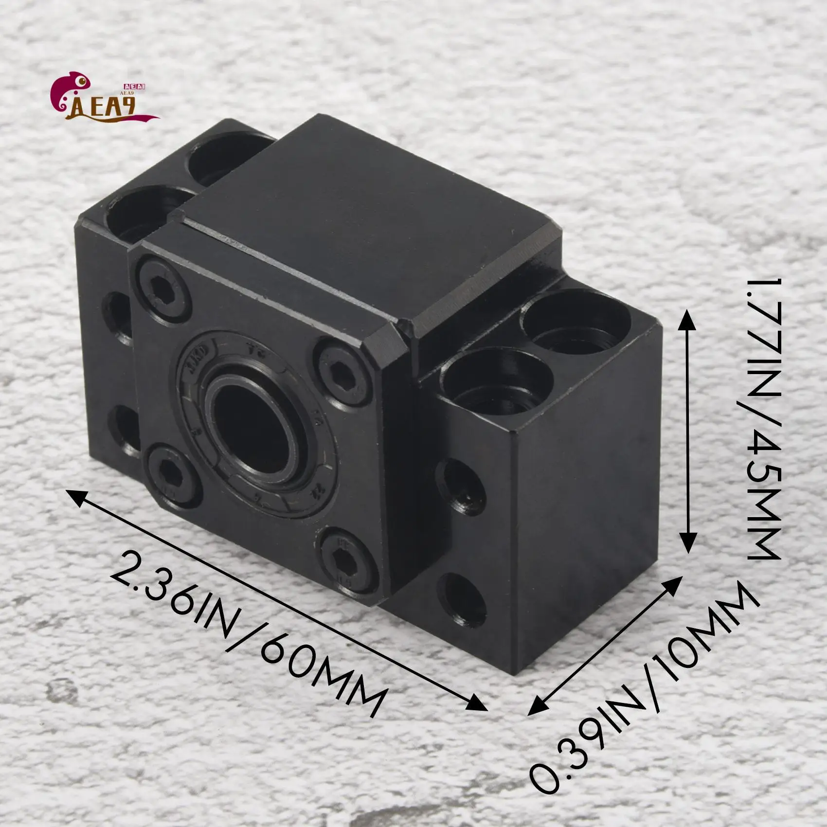 

Набор опор для шариковых винтов AEA9 включает в себя 1X Bk10 и 1X Bf10 для Sfu1204, опора с шариковым винтом, детали с ЧПУ Bk / Bf10