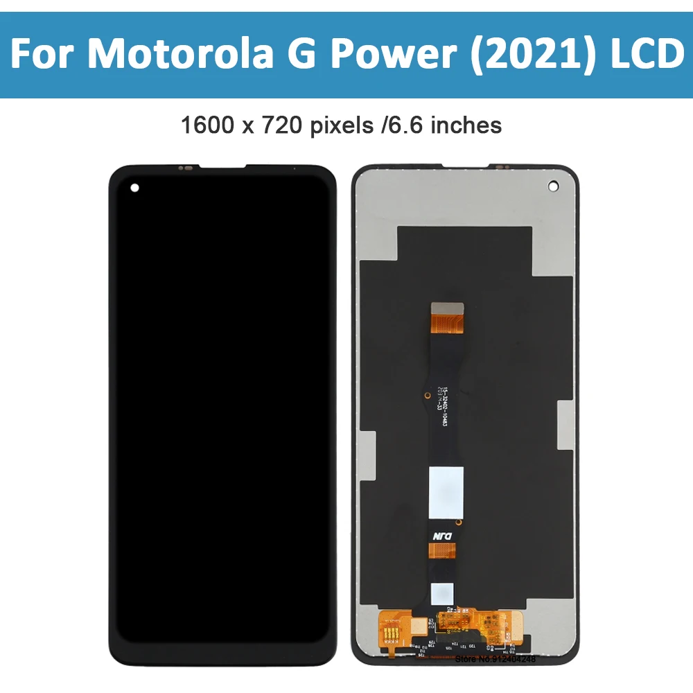 6.6” Original LCD For Motorola Moto G Power 2021 LCD Display Touch Screen Digitizer Assembly For Moto GPower G10 Play XT2041-4