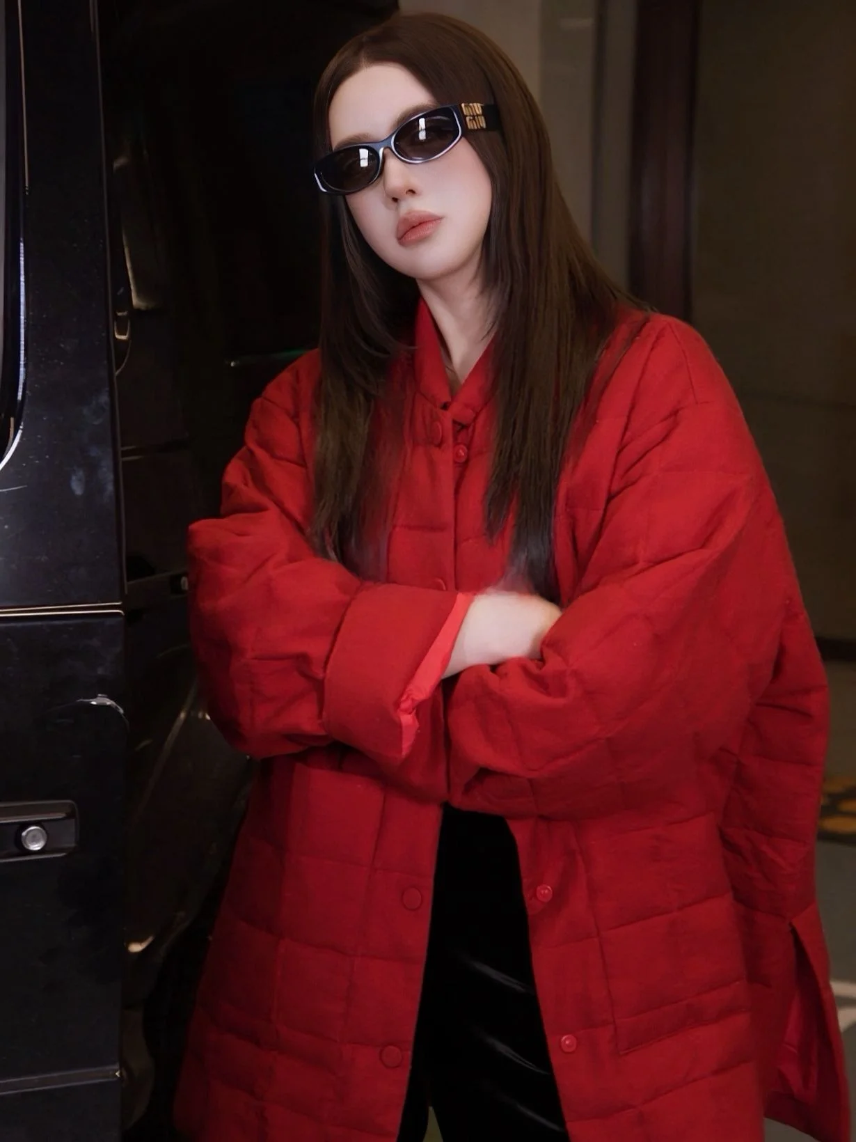 

Модная шерстяная пуховая куртка средней длины для женщин, стильная, уютная, теплая, легкая, с ощущением роскоши, новинка зимы WT073