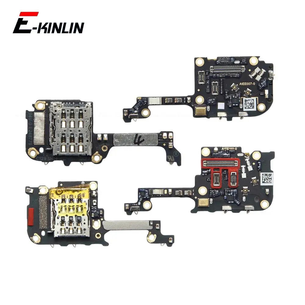 Sim Card Reader Slot Socket Connector with Microphone Board For OnePlus 7T 8T 7 8 9 10 Pro 9R 9RT Replacement Parts