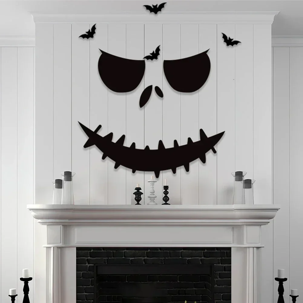 Felt Cloth Wall Sticker Detailed Design Easy To Apply Eye-catching Design Firm And Long-lasting Halloween Decoration