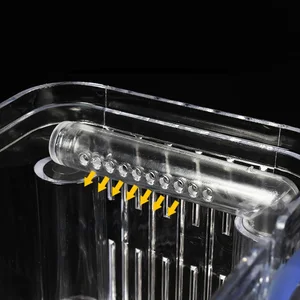 Multifunktionale Isolationsbox für die Schaffung von Fischen, Aquarium mit hohem Transparenz, Aquarienschöpfung, Doppelguppies -Fischtank, Inkubator Inkubator 6 Hauptverkaufsaquariumfische - №4
