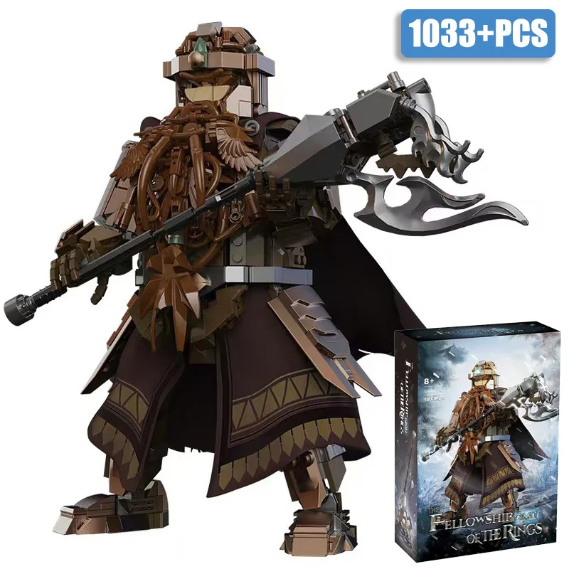 

Серия творческих фильмов MOC ‌ Гномы, солдат, воин, строительные блоки, кирпичи, сделай сам, карликовые шнуры, модель игрушки для детей, подарки для мальчиков