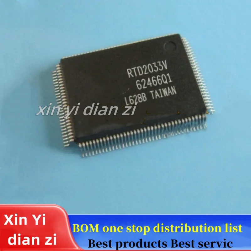 1 buah/lot chip ic RTD2033V RTD2033 QFP tersedia