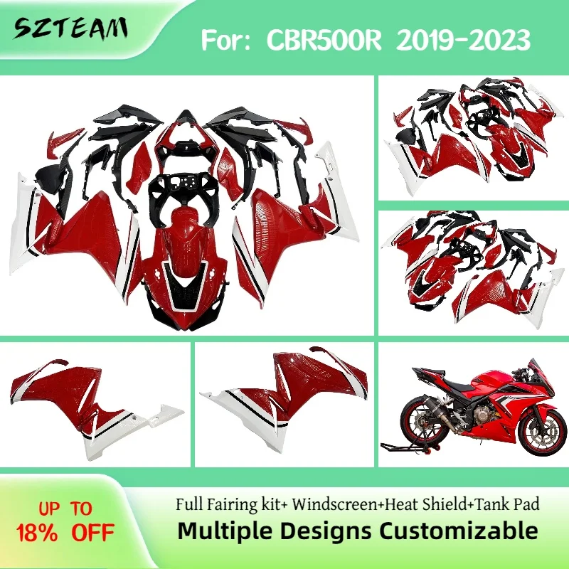 

For HONDA CBR 500R 2019-2023 Injection Fairing Kit CBR500R 19-23 Motorcycle Fairings Bodywork New ABS Plastic