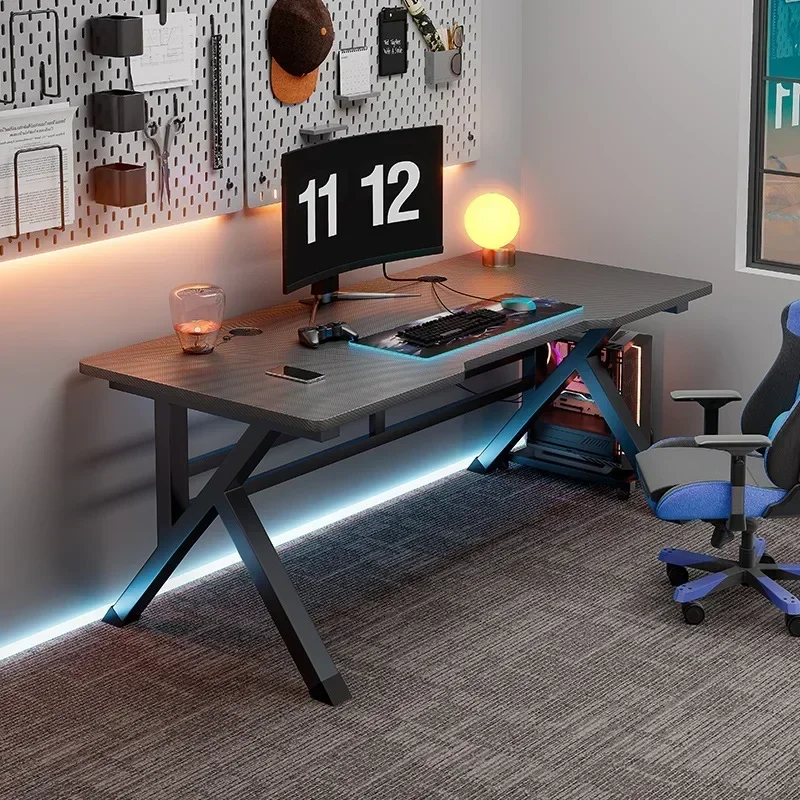Modern Gaming table Computer desk Desktop household simple bedroom table Simple modern desk Student writing desk Durable