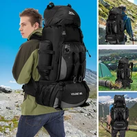 Mochila impermeable de 90L para hombre, bolsa de gran capacidad para senderismo, acampada, viaje, deportes al aire libre, equipo de Camping