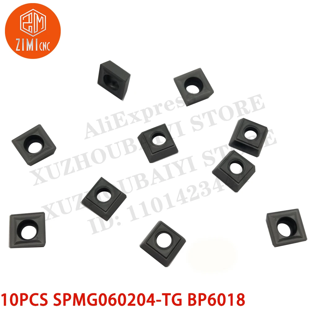 10 قطعة SPMG060204-TG BP6018 مثقاب SPMG CNC U إدراجات كربيد SPMG06 لـ SP 16-20 مم أدوات CNC مخرطة معدنية ميكانيكي أدوات القطع