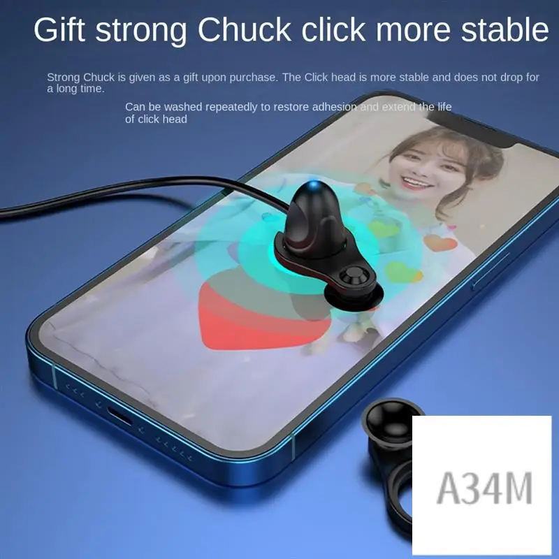 

A34M-Mobile Phone Screen Auto Clicker Adjustable Connection Physical Simulation Finger Click Device Screen Auto Clicker