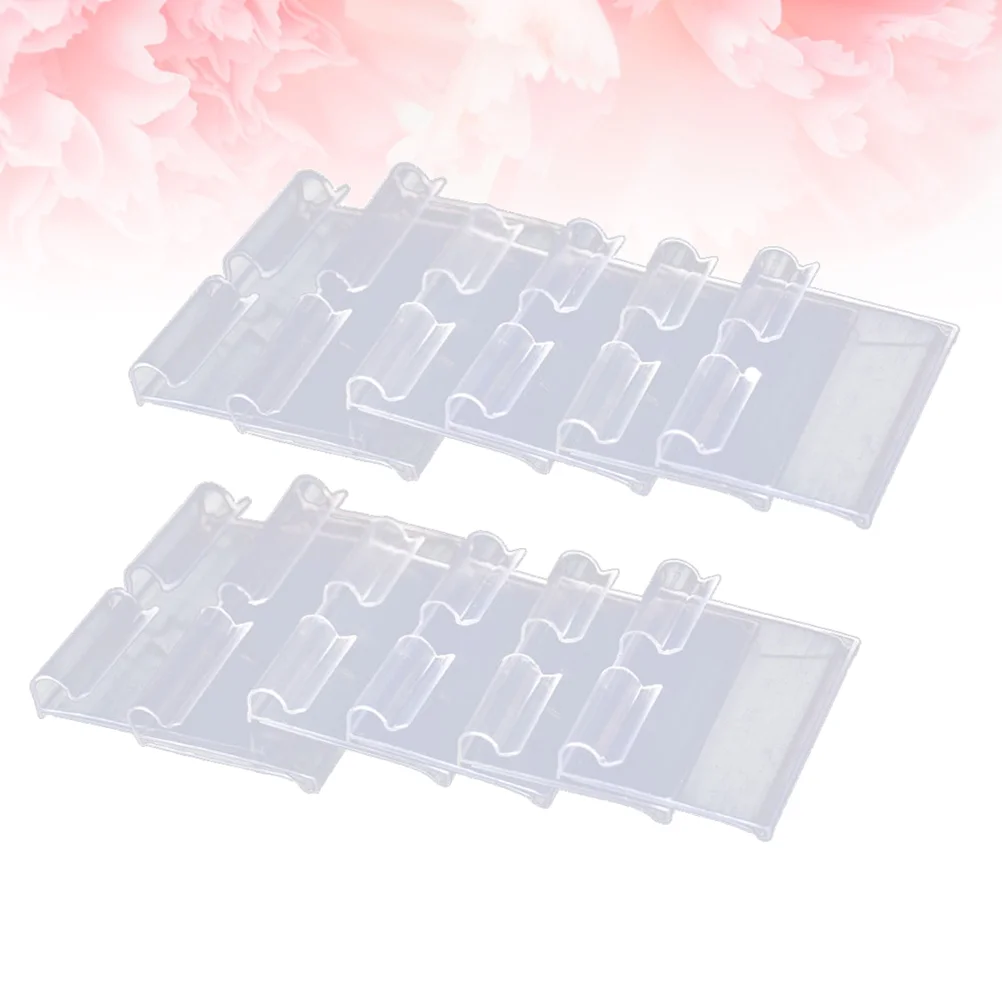 50PCS PVC Price Tags Premium PVC Price Tag for Supermarket Mall Shop Store (Transparent)