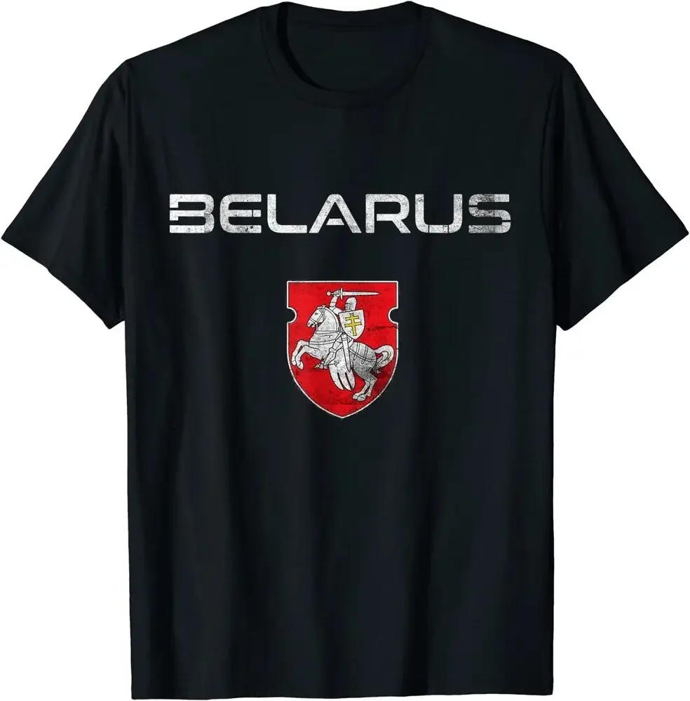 

Belarus White Knight Pagonya Free Belarusian Pride Gift T-Shirt 100% Cotton O-Neck Short Sleeve Casual Mens T-shirt Size S-3XL