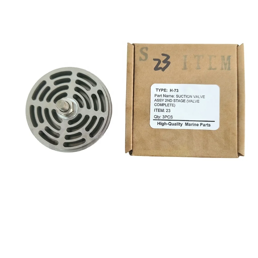 

Tanabe Suction Valve Assy 2ND Stage Complete Air-Compressor for H-73 Marine Engine Marine Spare Parts Made in China