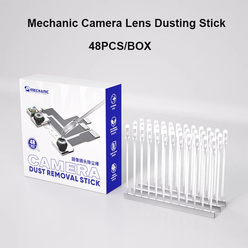 Mechanic CD48 Camera Lens Cleaner 48pcs/box Dust Fingerprint Removal for Phone Camera Lens Screen Cleaning Tools