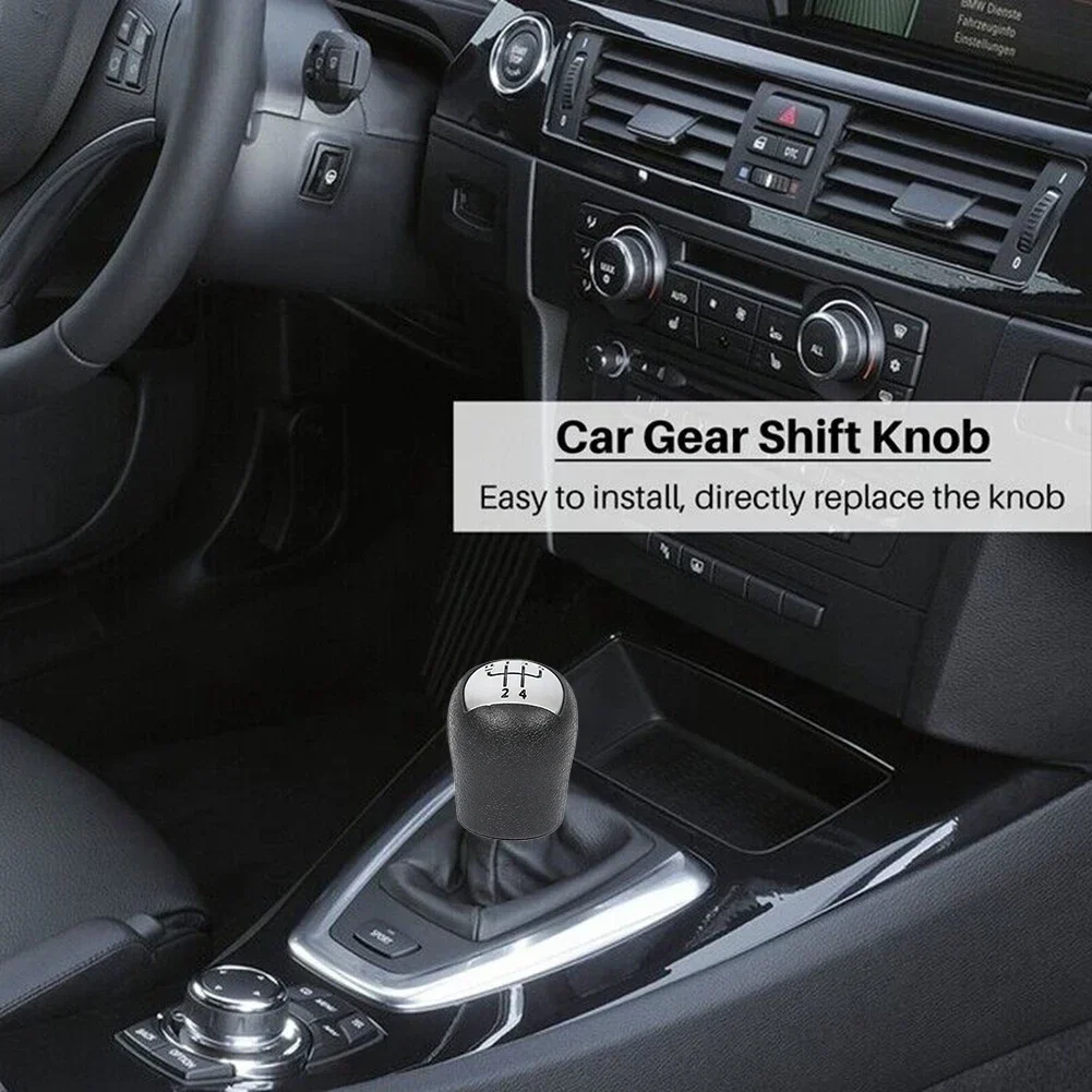 5 Speed Gear Shift Knob Gearstick For For Clio - 2 Phase For Kangoo Black Silver Color Interior Gear Shift Knob