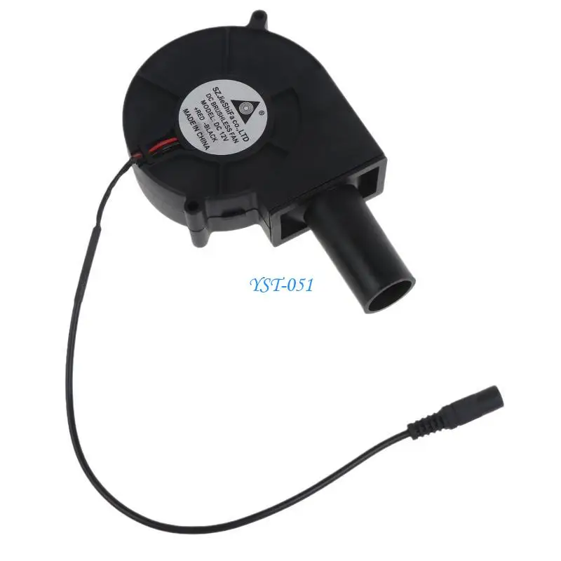 E15A BBQ Fan PWM Blower 97x97x33mm 12V 2A تدفق الهواء الكبير 100-240V AC مدعوم السرعة القابلة للتعديل في الولايات المتحدة للفحم