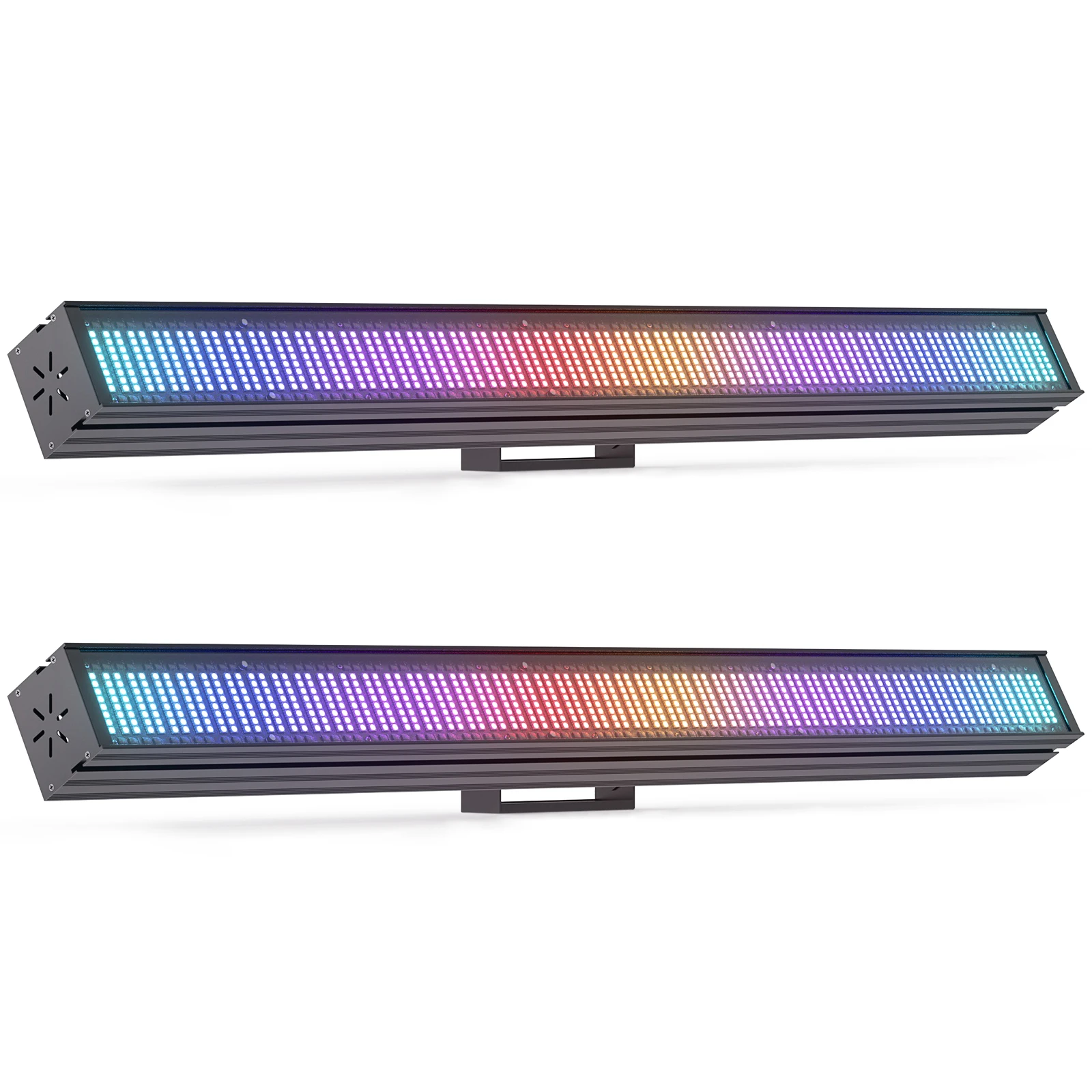 U'King 2 pièces 150W barre de LED lumière stroboscopique 768LED s RGB mur rondelle lumière DMX DJ barre de lavage effet d'éclairage de scène stroboscopique pour fête en Club