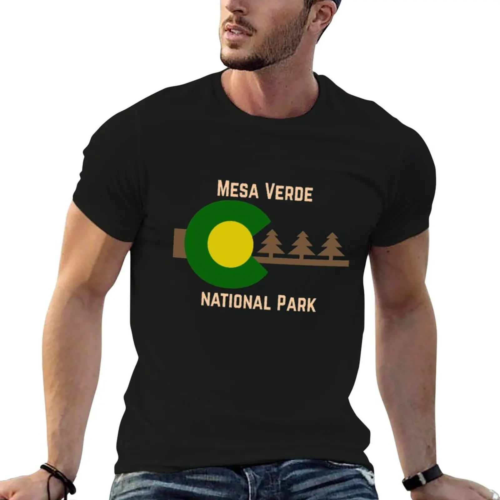 

Mesa Verde National Park Flag Forest T Shirt T-Shirt t shirt man plain t shirts for man graphic tees man tshirt T-shirt