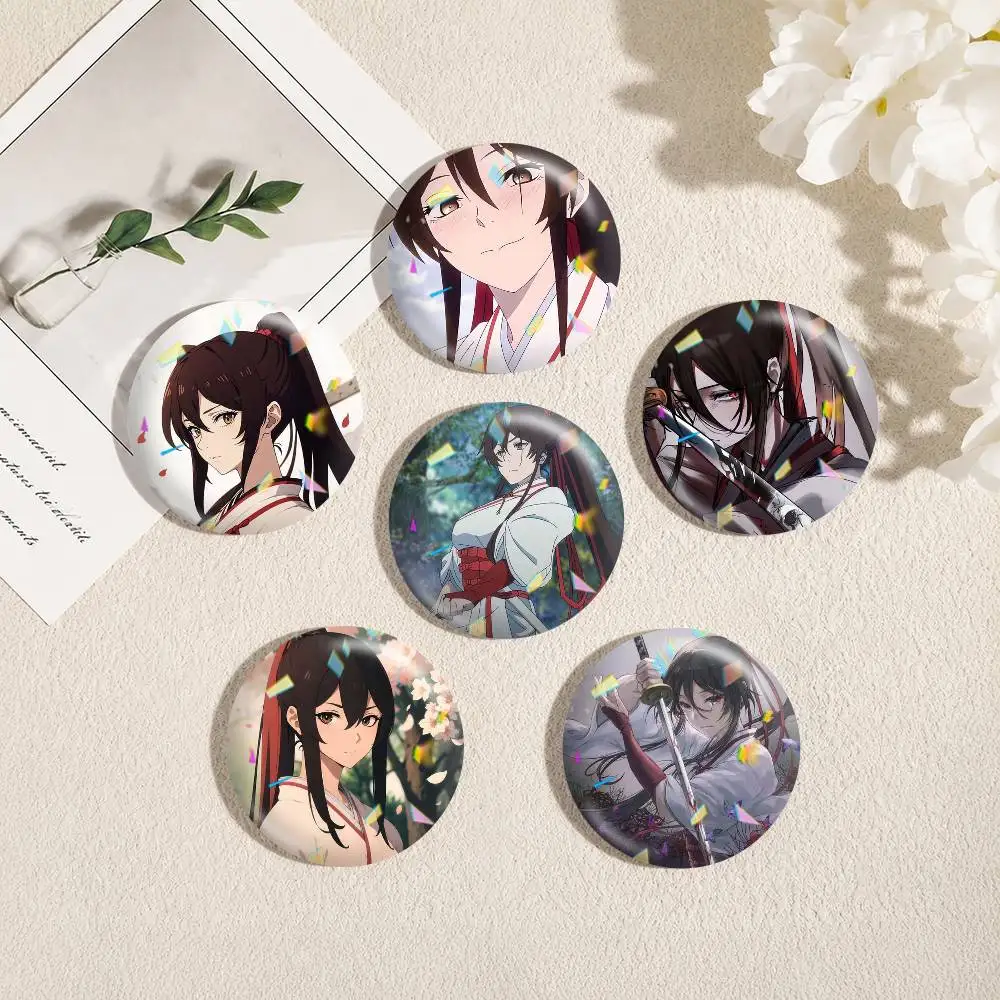 Hells Paradise Yamada Asaemon Sagiri 25mm 32mm 44mm 58mm 75mm Brooches Badges Pins for Accessories Gift
