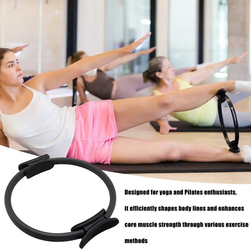 Yoga Fitness Ring Pilates Women Girl Exercise Home Resistance Elasticity Yoga Ring Gym Workout Pilates Accessories