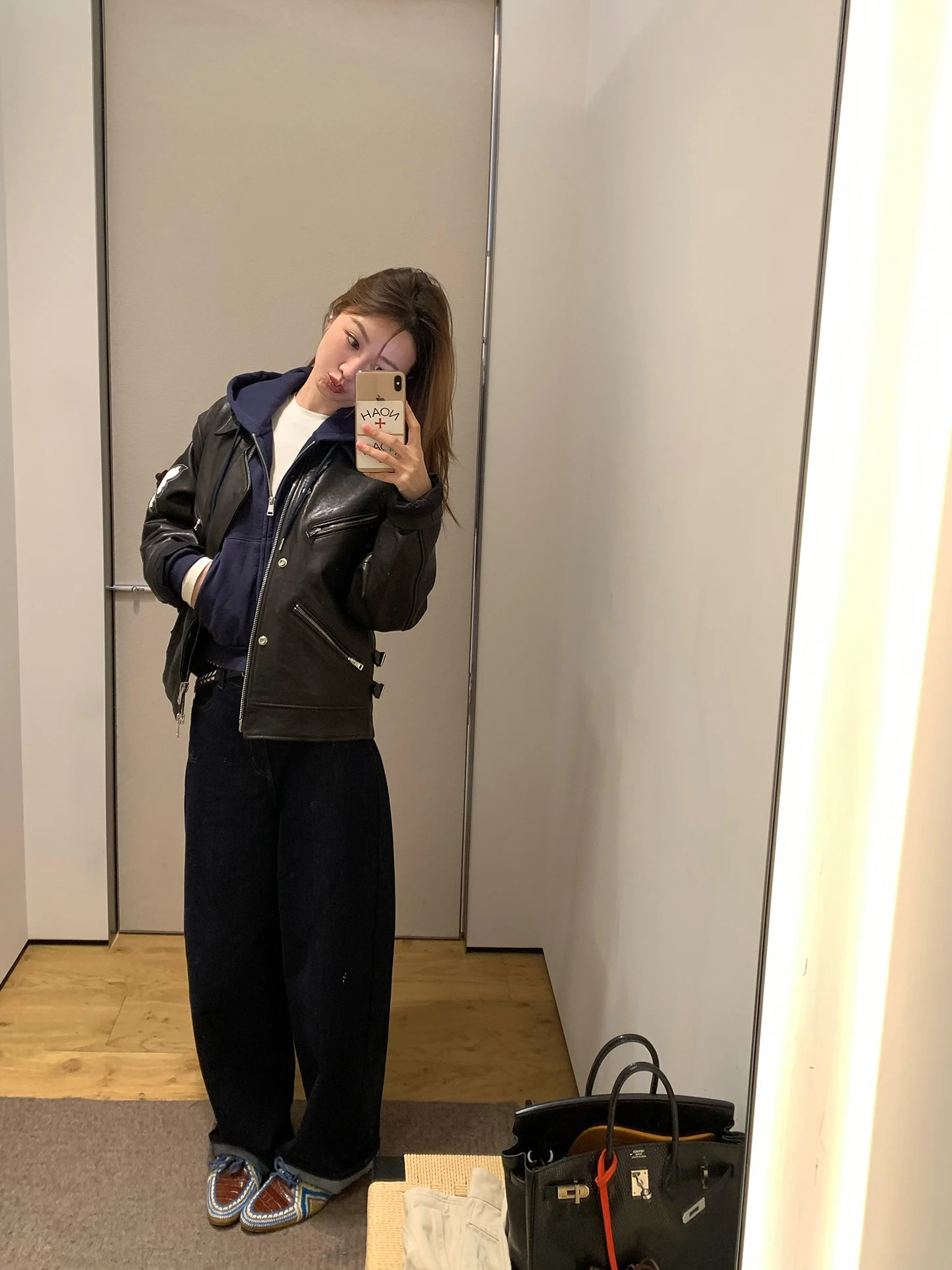 

Джинсы из стираного хлопка прямого кроя с низкой посадкой, на молнии, без начеса, в оригинальном винтажном стиле, для повседневной носки, женские, премиум-класса