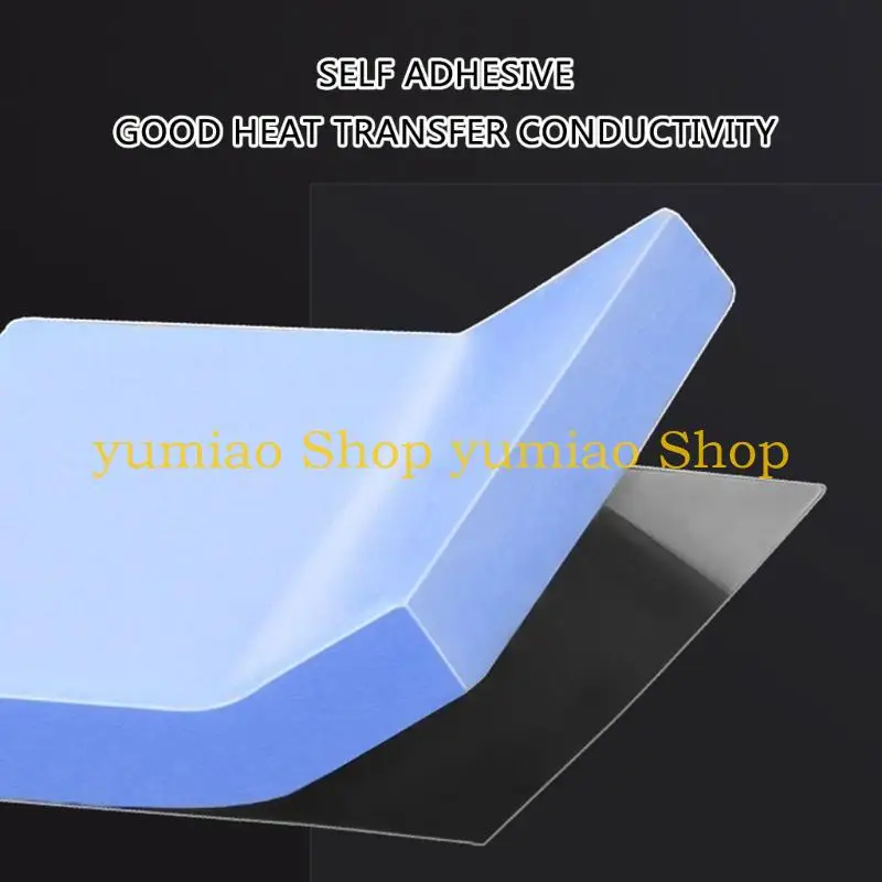 587B 100pcs/50Pcs Silicone Thermal Conductive Pad 12x12mm for CPU GPU Cooling