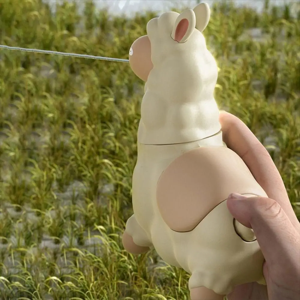 Spuckendes Lama-Wasserspielzeug, Lama-Spritzerpistole, interaktives Alpaka-Wassersprüher, für sommerliches Hinterhof-, Strand- oder Badewannen-Wasserspiel