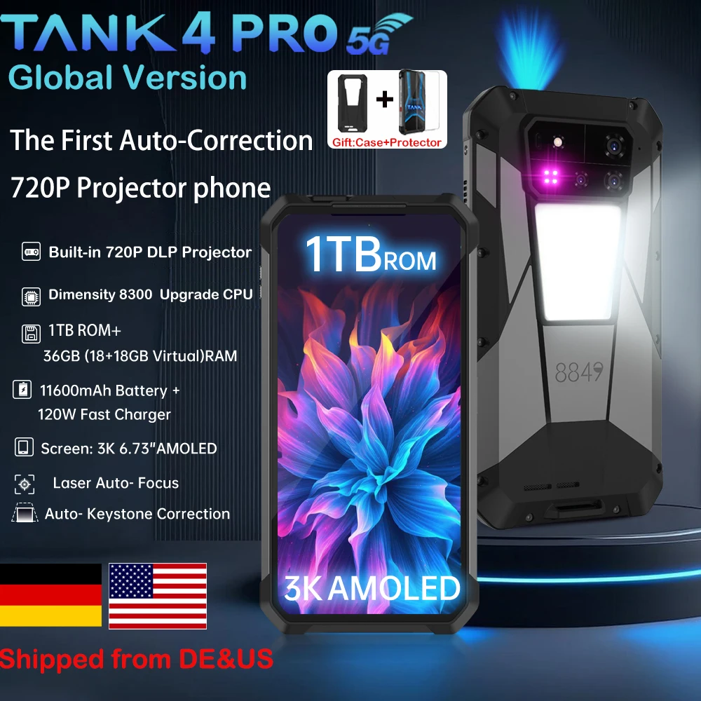 8849 Tank 4 Pro Unihertz 5G Прочный