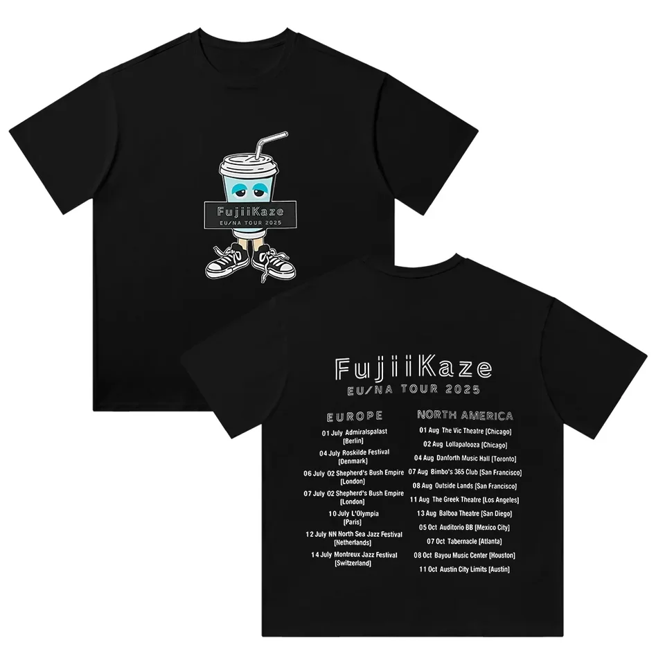 Fujii Kaze Europe and North America Tour 2025 Merch T-shirts Women