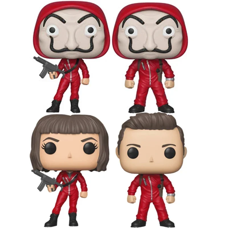 funko pop La Casa #741 TOKIO #743 BERLIN Chase Exclusive POP de Papel  Action Figure Toys House of Paper Money Heist Gifts