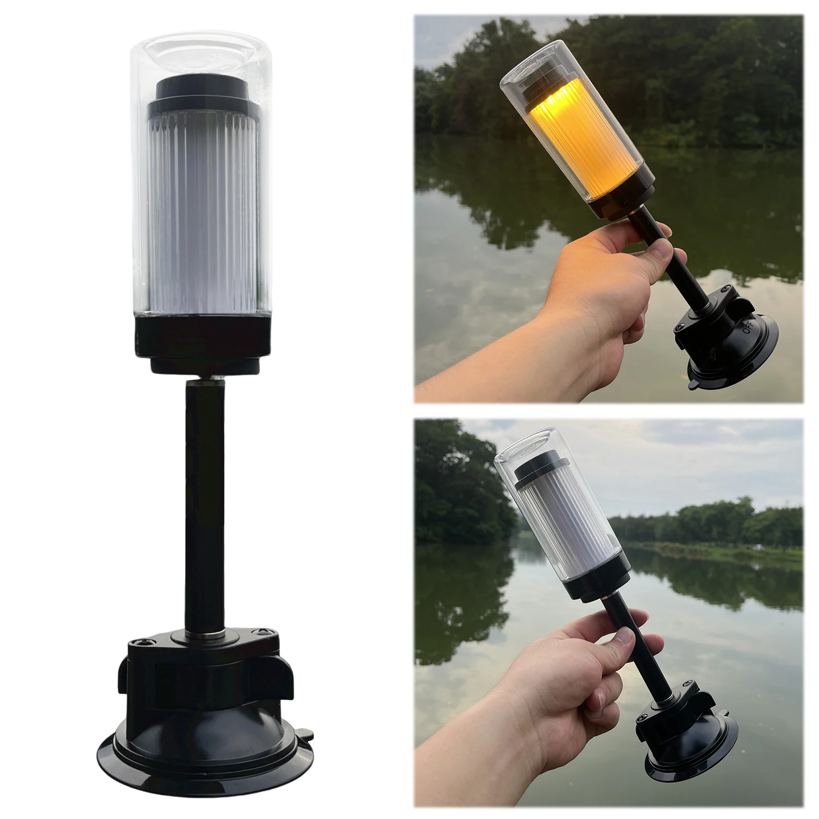 10In مرساة ضوء ستيرن ضوء IP65 مقاوم للماء الأبيض الملاحة قارب ضوء الأبيض LED ستيرن ضوء ل عائم جون قارب باس قارب #5