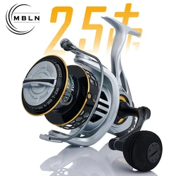 MBLN Brand,High Quality,Durable Spinning Fishing Reel,Alloy Spool,Alloy Gear,CNC Metal Handle,Large Line Capacity,Big Drag Force