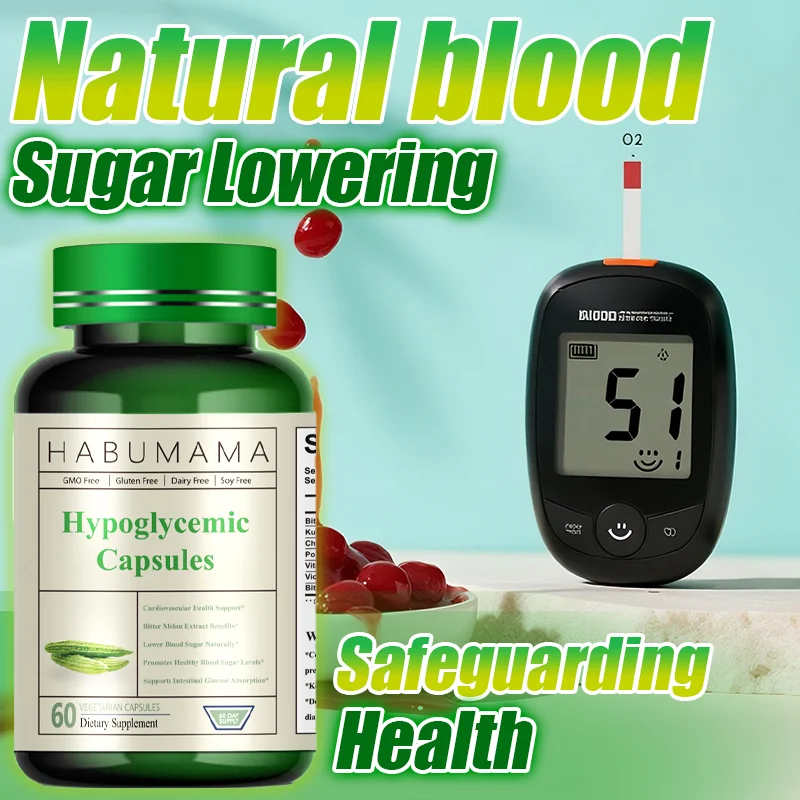 

Bitter Melon Capsules Blood Sugar Balance Healthy Immune System, Digestive Health, Cholesterol, Heart Health Supplement