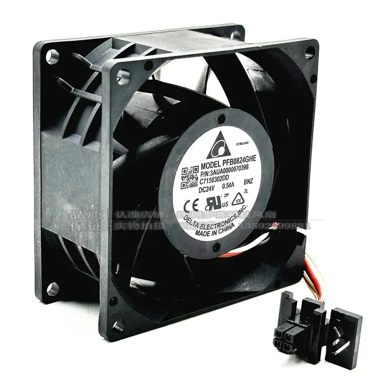for PFB0824GHE 24V 0.54A Delta Cooling Fan for ACS880 Inverter ABB Variable Frequency Drive Replacement Part
