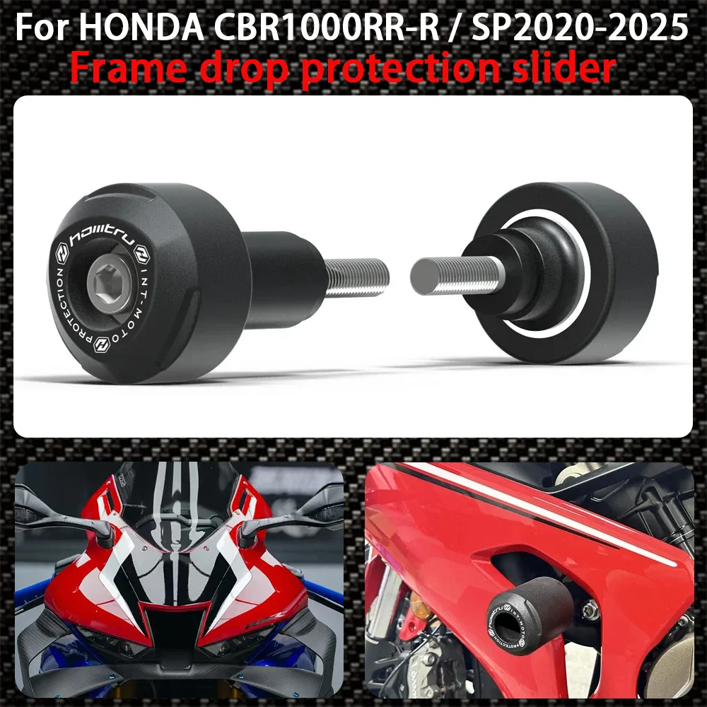 

Новинка 2025 года, слайдер рамы мотоцикла, защита от столкновений для HONDA CBR1000RR-R/SP CBR1000 RRR SP 2020-2024, защита от столкновений