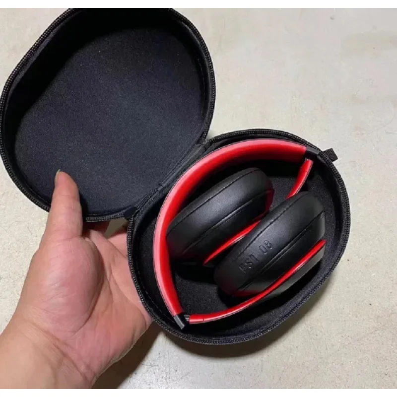 حقيبة حمل سماعة رأس صلبة من مادة إي في إيه، حقيبة تخزين محمولة للسفر مناسبة لـ Solo 2 3 Studio 2 Studio 3