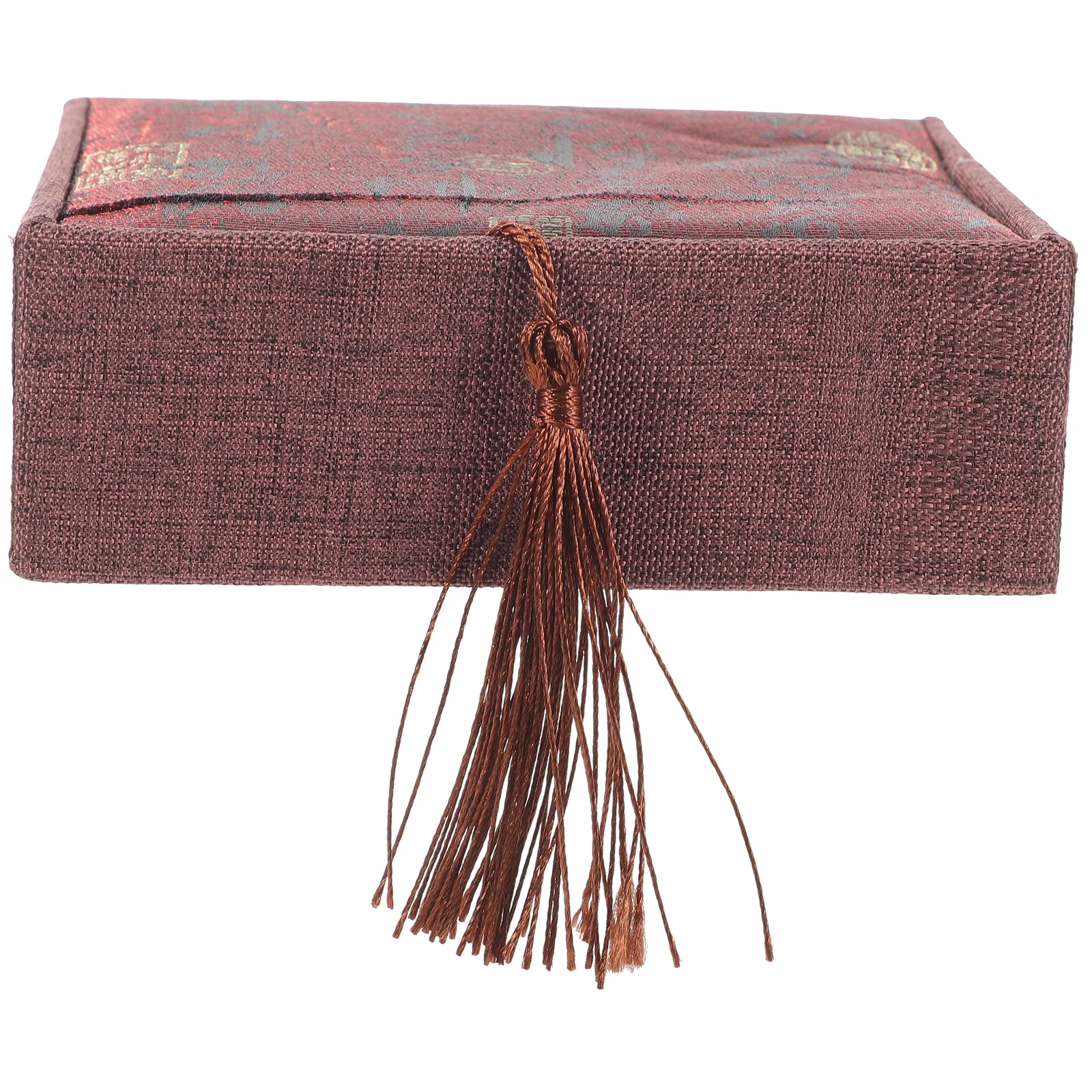 

Винтажный стиль, шкатулка для драгоценностей, органайзер, чехол для хранения серег, колец, ожерелий, безделушек, декоративный контейнер с кисточкой в стиле ретро