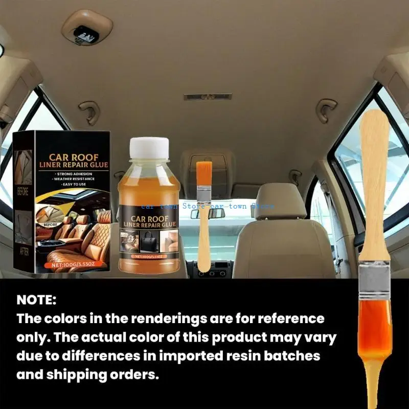 RXJE Automotive Ceiling Liner Glues Strong & Lasting Vehicle Interior Maintenance for Home Garage & Emergency Repairs
