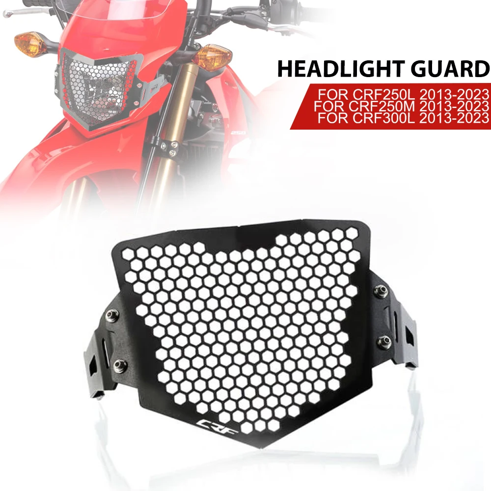 

Защита для передней фары мотоцикла Honda CRF250L CRF250M CRF300L 2013-2023 CRF 250 300 M/L 2022 2021 20