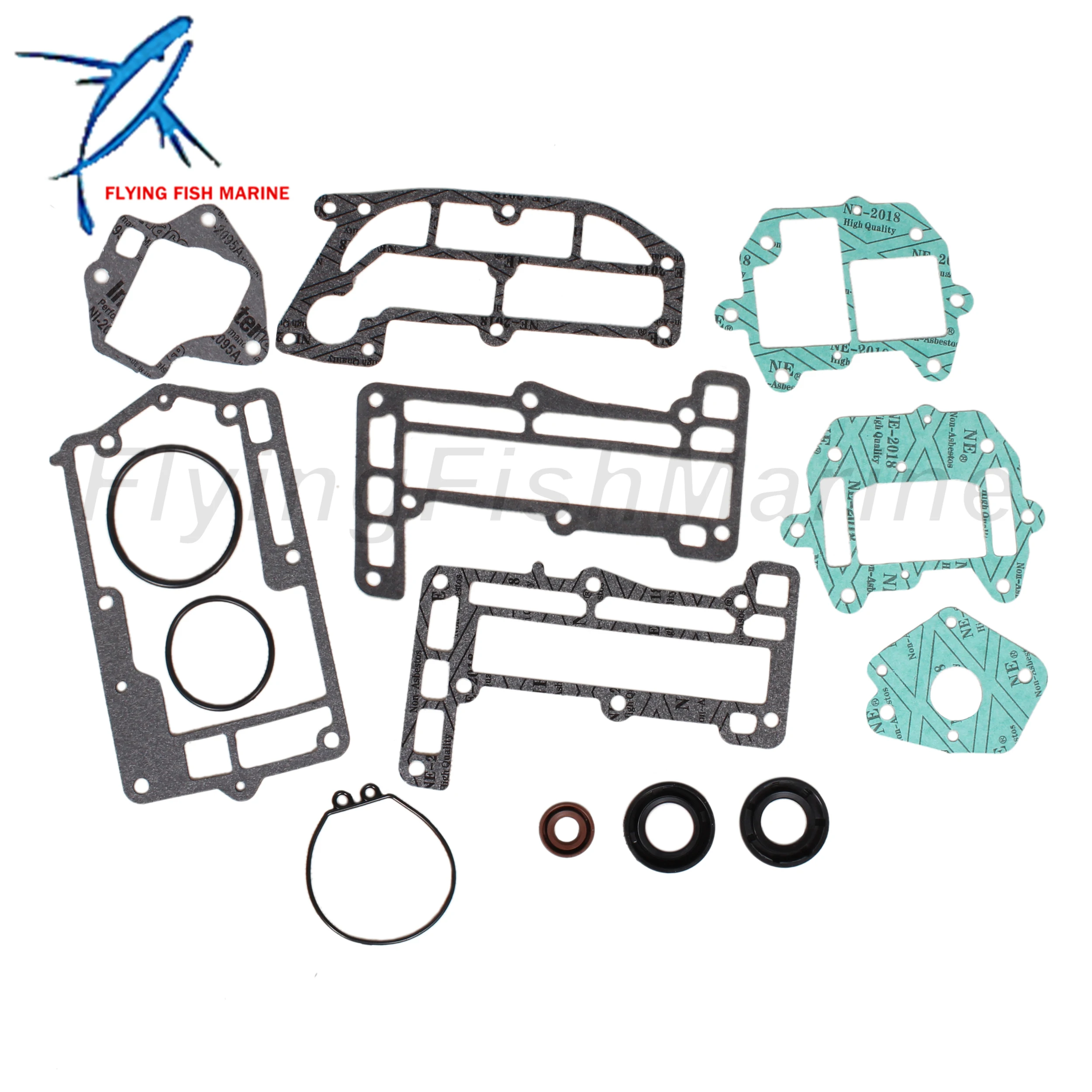 Outboard Motor 6G1-W0001-00 6G1-W0001-01 6G1-W0001-02 6G1-W0001-A2 18-99117 Lower Casing Gasket Kits for Yamaha 6HP 8HP 6C 8C