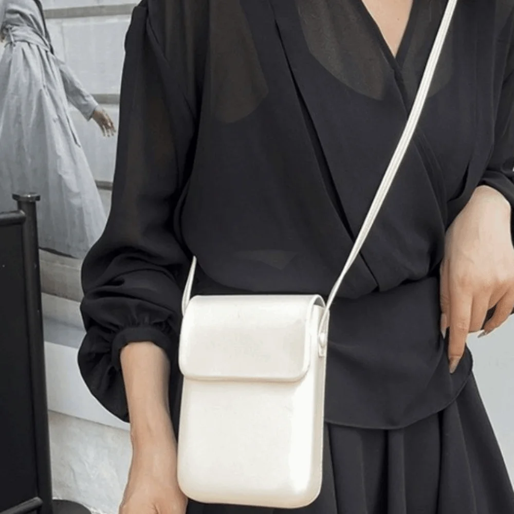 

Модная корейская сумка через плечо с клапаном, мини-однотонная квадратная сумка для телефона из искусственной кожи, сумки через плечо для отдыха для девочек