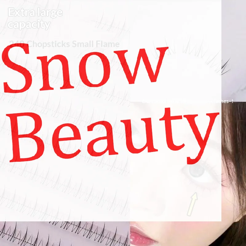 6/10Rows Under Eyelashes Extension Personal EyeLash Professional Makeup Individual Cluster Grafting Fake Lashes False Eyelashes